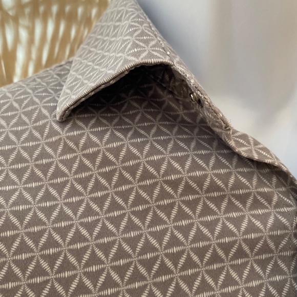 KARL LAGERFELD Men’s Grey Button Down Shirt Sz S - Picture 5 of 8